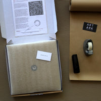 Aboriginal Artwork by Kieran Japangardi Michaels, Lappi Lappi Jukurrpa, 30x30cm