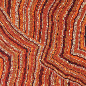 Aboriginal Artwork by Polly Anne Napangardi Dixon, Mina Mina Dreaming - Ngalyipi, 122x61cm - ART ARK®