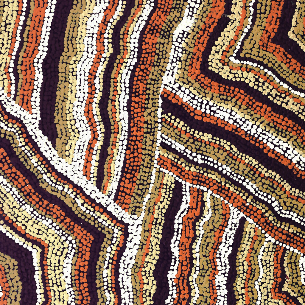 Aboriginal Artwork by Polly Anne Napangardi Dixon, Mina Mina Dreaming - Ngalyipi, 76x46cm