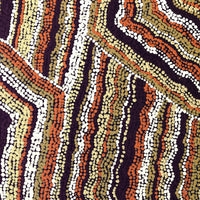 Aboriginal Artwork by Polly Anne Napangardi Dixon, Mina Mina Dreaming - Ngalyipi, 76x46cm