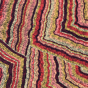 Aboriginal Artwork by Polly Anne Napangardi Dixon, Mina Mina Dreaming - Ngalyipi, 76x61cm - ART ARK®