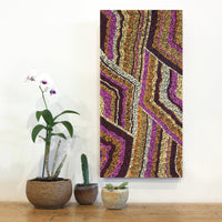 Aboriginal Artwork by Polly Anne Napangardi Dixon, Mina Mina Dreaming - Ngalyipi, 61x30cm