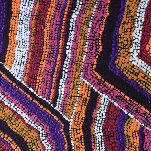 Aboriginal Artwork by Polly Anne Napangardi Dixon, Mina Mina Dreaming - Ngalyipi, 61x30cm - ART ARK®