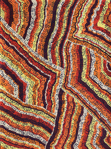 Aboriginal Artwork by Polly Anne Napangardi Dixon, Mina Mina Dreaming - Ngalyipi, 61x46cm - ART ARK®
