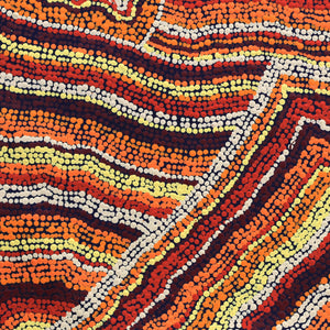 Aboriginal Artwork by Polly Anne Napangardi Dixon, Mina Mina Dreaming - Ngalyipi, 61x46cm - ART ARK®