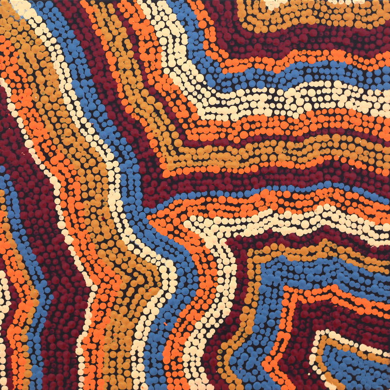 Aboriginal Artwork by Polly Anne Napangardi Dixon, Mina Mina Dreaming - Ngalyipi, 30x30cm