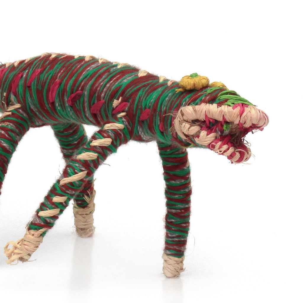 Aboriginal Artwork by Polly Jackson - Goanna Tjanpi Sculpture