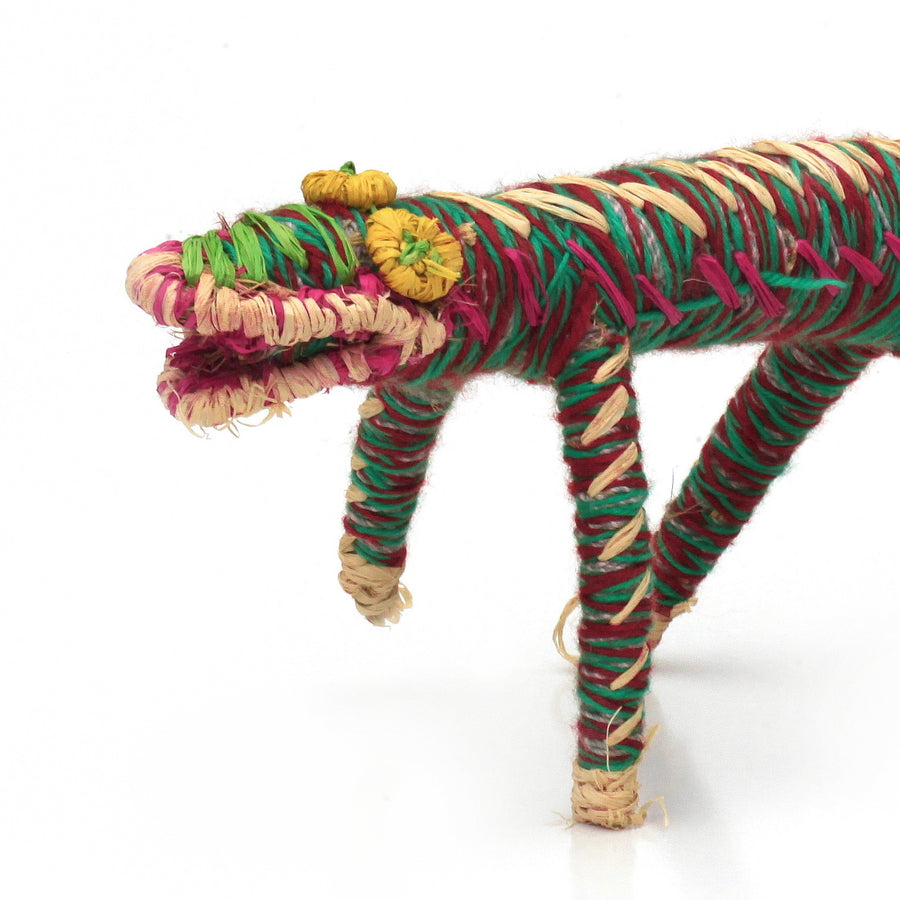 Aboriginal Artwork by Polly Jackson - Goanna Tjanpi Sculpture