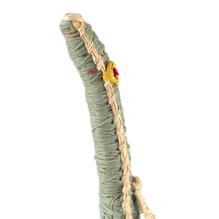 Aboriginal Artwork by Priscilla McLean - Bird Tjanpi Sculpture