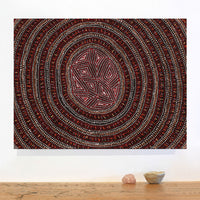 Aboriginal Artwork by Reanne Nampijinpa Brown, Lappi Lappi Jukurrpa, 61x46cm