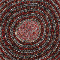 Aboriginal Artwork by Reanne Nampijinpa Brown, Lappi Lappi Jukurrpa, 61x61cm