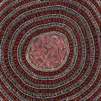 Aboriginal Art by Reanne Nampijinpa Brown, Lappi Lappi Jukurrpa, 61x61cm - ART ARK®