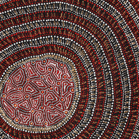 Aboriginal Art by Reanne Nampijinpa Brown, Lappi Lappi Jukurrpa, 61x61cm - ART ARK®