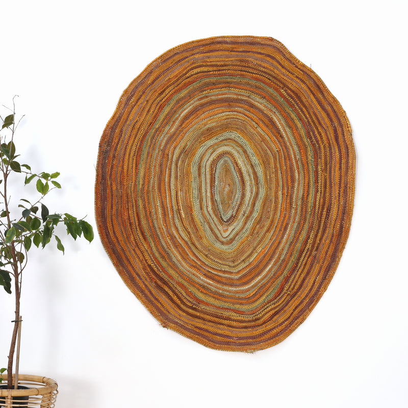 Aboriginal Artwork by Rebecca Wurrkidj (Njimimjuma), Waterholes (Kubumi), 125x104cm