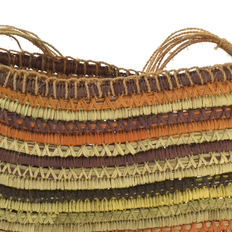 Aboriginal Artwork by Rena Garmundawuy Guyula, Gapuwiyak - Woven Basket