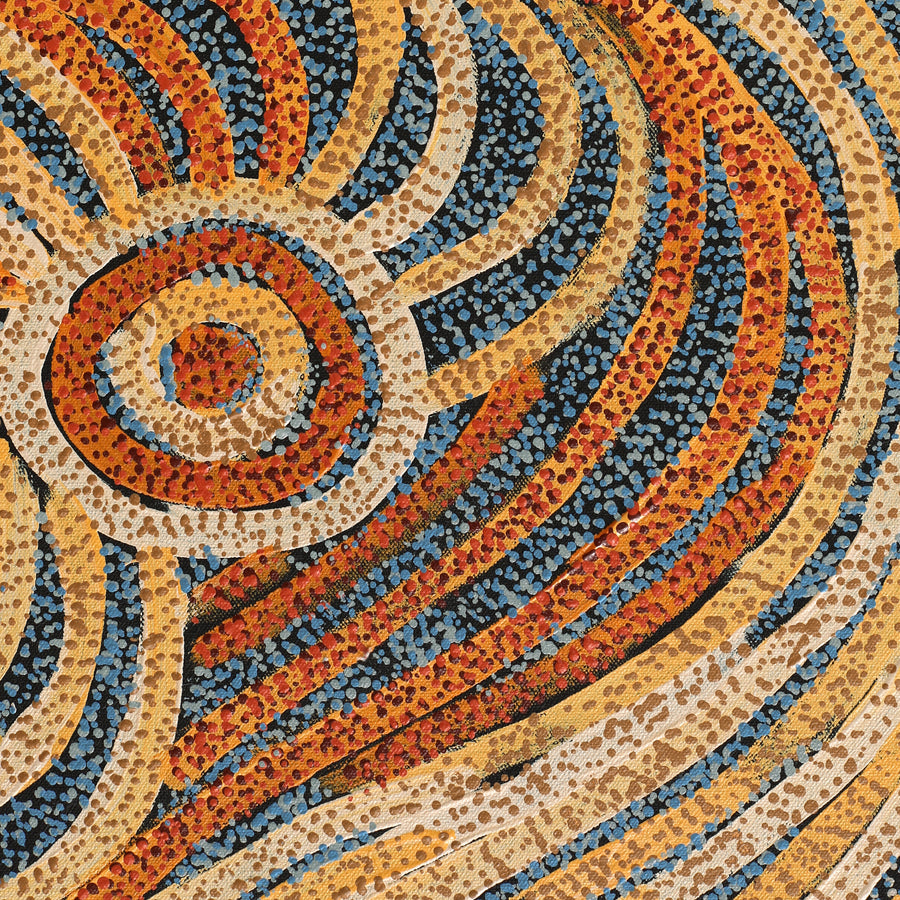 Aboriginal Artwork by Renae Fox, Wati Ngintaka Tjukurpa, 91x76cm