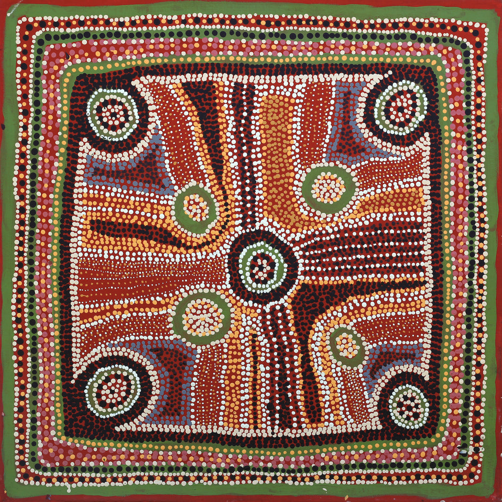 Aboriginal Artwork by Renea Nelson, Untitled, 61x61cm - ART ARK®