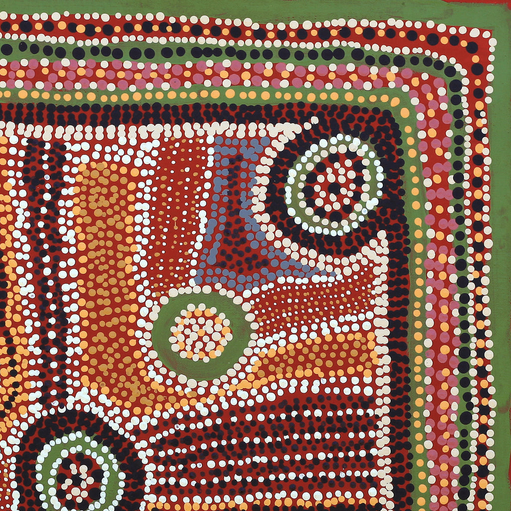 Aboriginal Artwork by Renea Nelson, Untitled, 61x61cm - ART ARK®