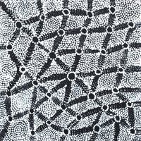 Aboriginal Artwork by Renelle Napanangka McCormack, Pikilyi Jukurrpa (Vaugn Springs Dreaming), 30x30cm