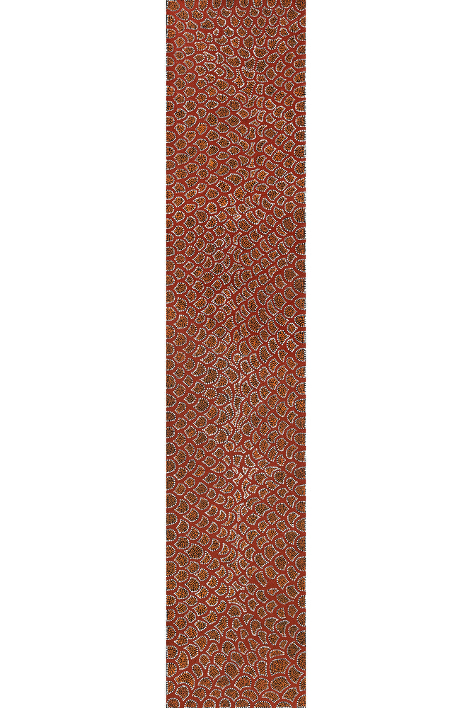 Aboriginal Artwork by Renita Napangardi Brown, Wardapi Jukurrpa (Goanna Dreaming) - Yarripilangu, 152x30cm