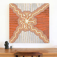 Aboriginal Artwork by Renita Roberts, Minyma Tjukurpa, 91x91cm