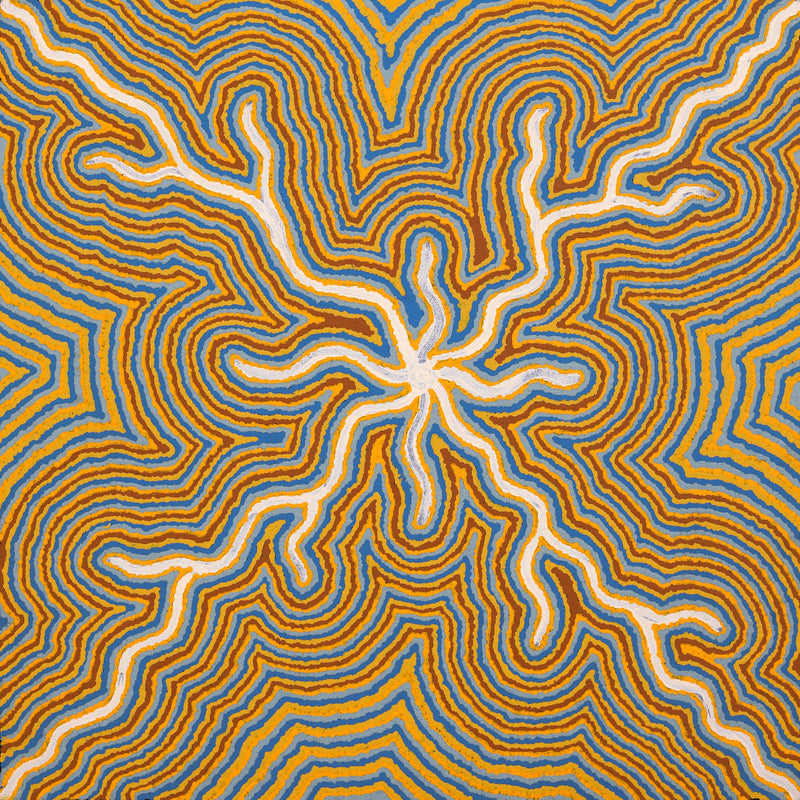 Aboriginal Artwork by Renita Roberts, Minyma Tjukurpa, 61x61cm