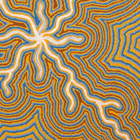 Aboriginal Artwork by Renita Roberts, Minyma Tjukurpa, 61x61cm