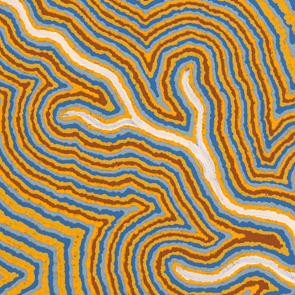 Aboriginal Artwork by Renita Roberts, Minyma Tjukurpa, 61x61cm