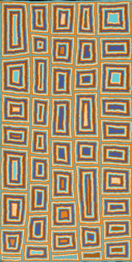 Aboriginal Artwork by Renita Roberts, Walka Wiru Ngura Wiru, 91x45cm