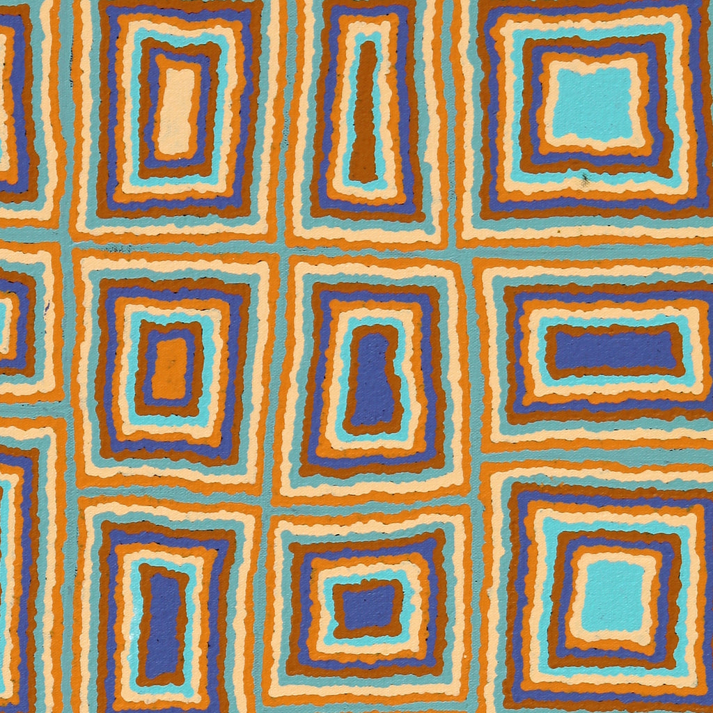 Aboriginal Artwork by Renita Roberts, Walka Wiru Ngura Wiru, 91x45cm