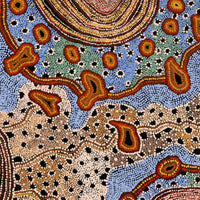 Aboriginal Artwork by Renita Stanley, Minyma Kutjara Wingellina, 101x76cm