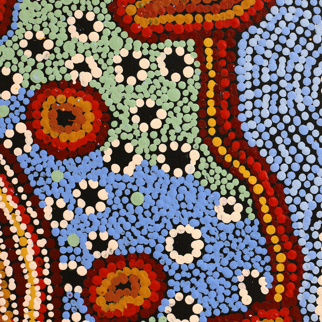 Aboriginal Artwork by Renita Stanley, Minyma Kutjara Wingellina, 101x76cm
