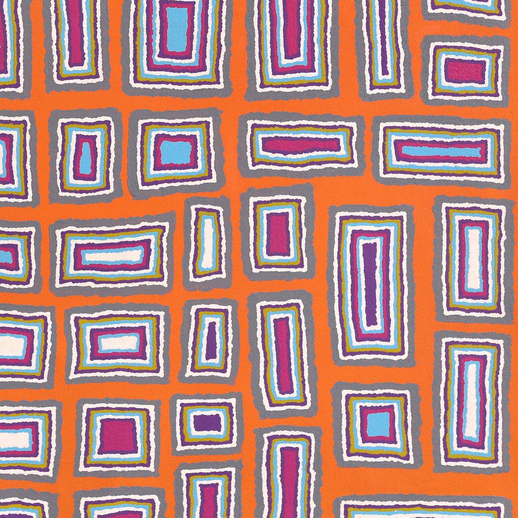 Aboriginal Artwork by Renita Roberts, Walka Wiru Ngura Wiru, 91x91cm