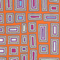 Aboriginal Artwork by Renita Roberts, Walka Wiru Ngura Wiru, 91x91cm