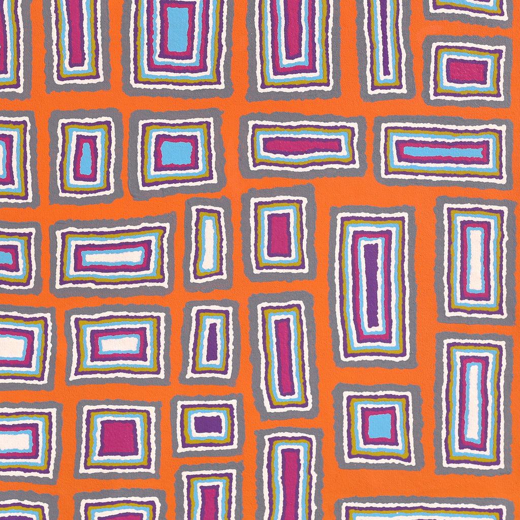 Aboriginal Art by Renita Roberts, Walka Wiru Ngura Wiru, 91x91cm - ART ARK®