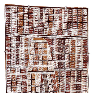 Aboriginal Art by Rerrkirrwaŋa Munuŋgurr, Djukurr, 75x31cm Bark - ART ARK®
