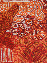 Aboriginal Artwork by Reva Nungarrayi Dickson, Snake Vine Dreaming - Purturlu, 61x46cm