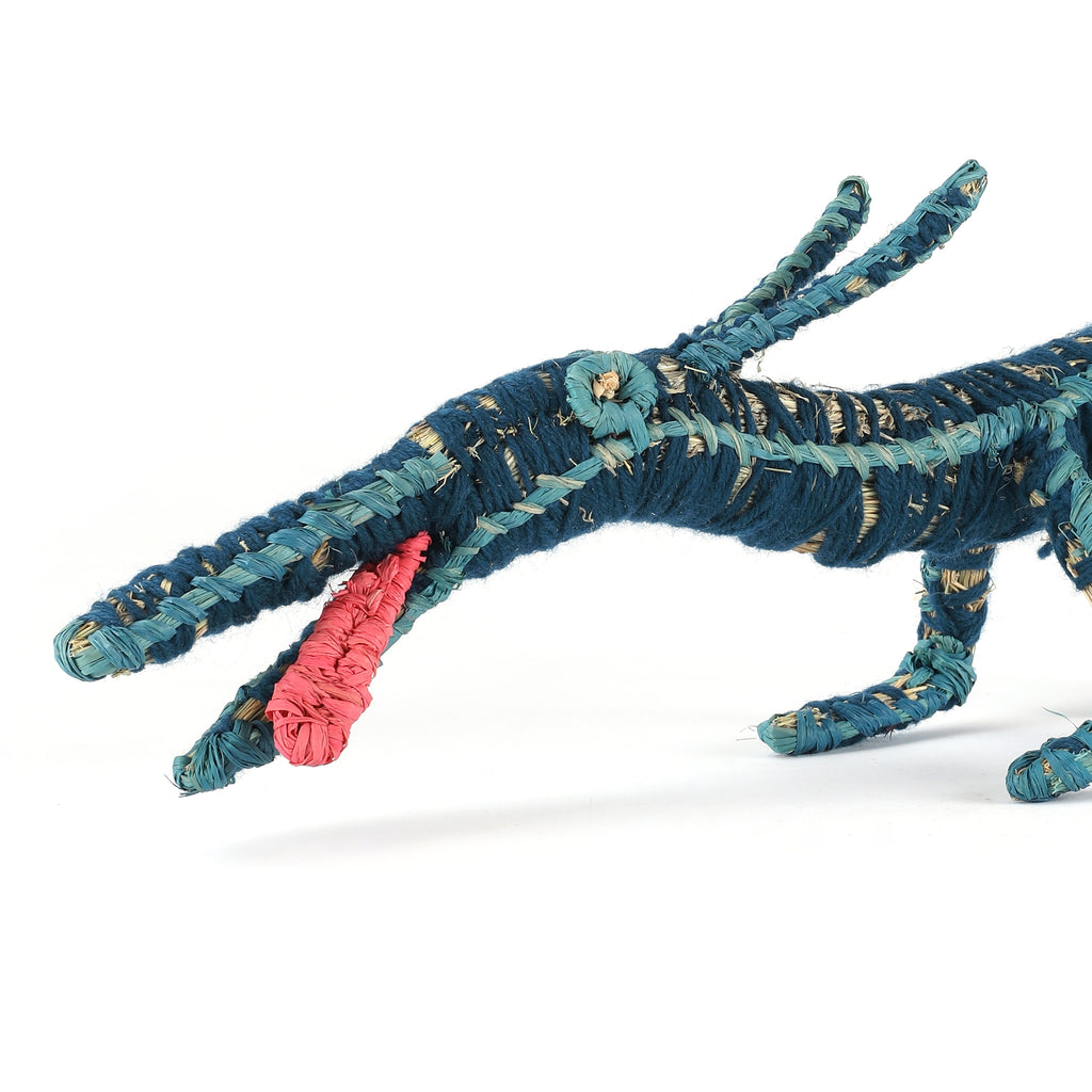 Aboriginal Artwork by Rita Rolley - Papa (Dog) Tjanpi Sculpture