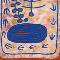 Aboriginal Artwork by Rita Watson, Irlupa, 122x61cm