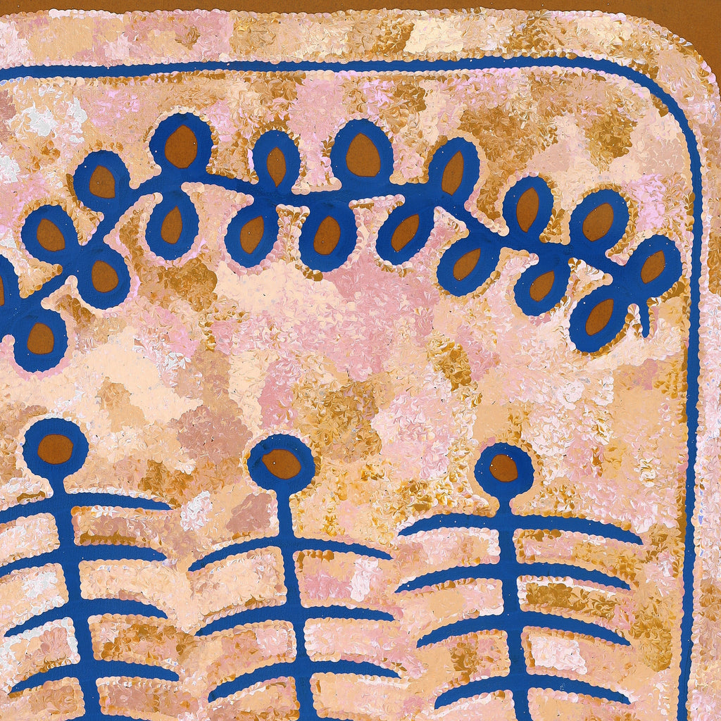 Aboriginal Artwork by Rita Watson, Irlupa, 122x61cm