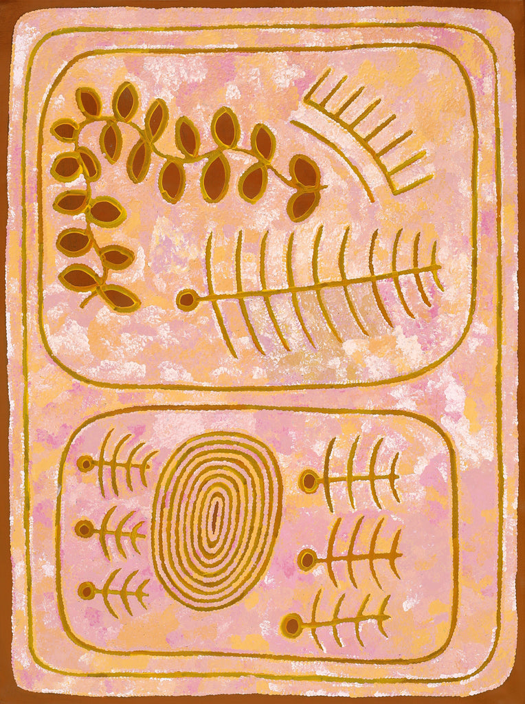 Aboriginal Artwork by Rita Watson, Irlupa, 122x91cm - ART ARK®