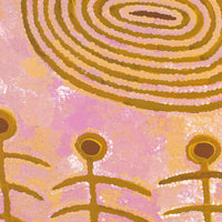 Aboriginal Artwork by Rita Watson, Irlupa, 122x91cm