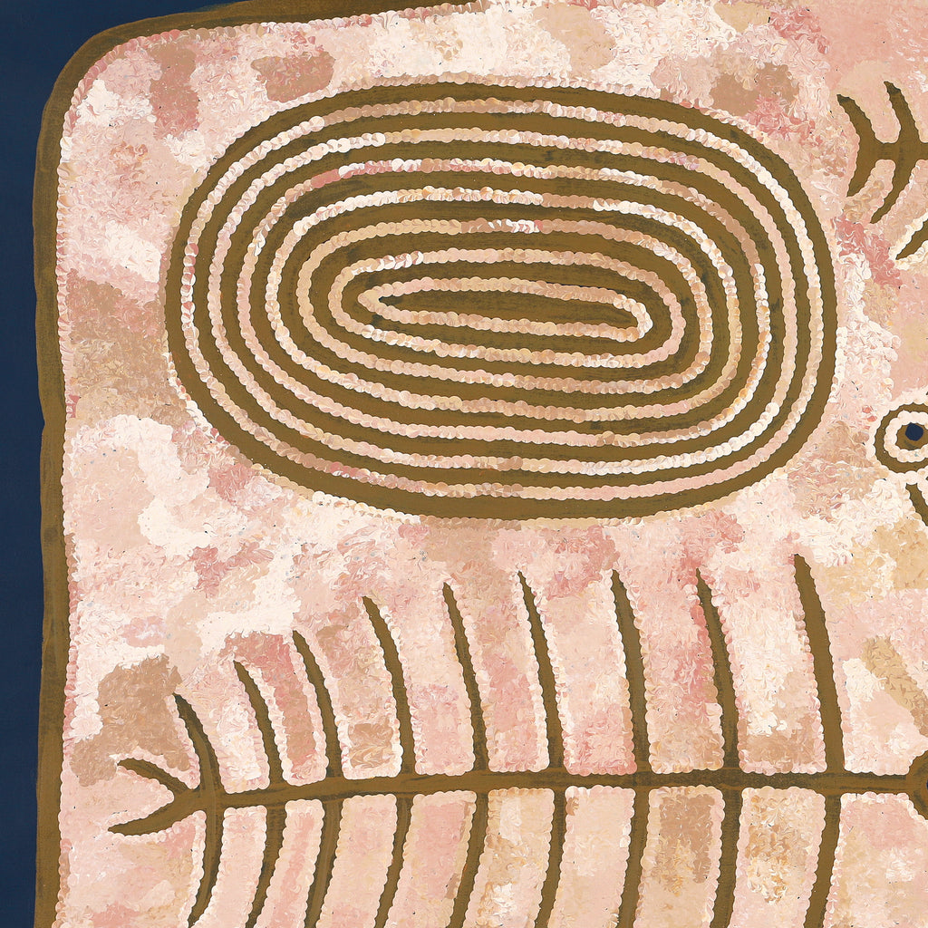 Aboriginal Artwork by Rita Watson, Irlupa, 122x91cm