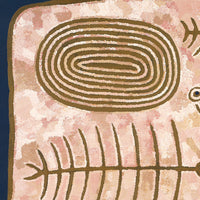 Aboriginal Artwork by Rita Watson, Irlupa, 122x91cm