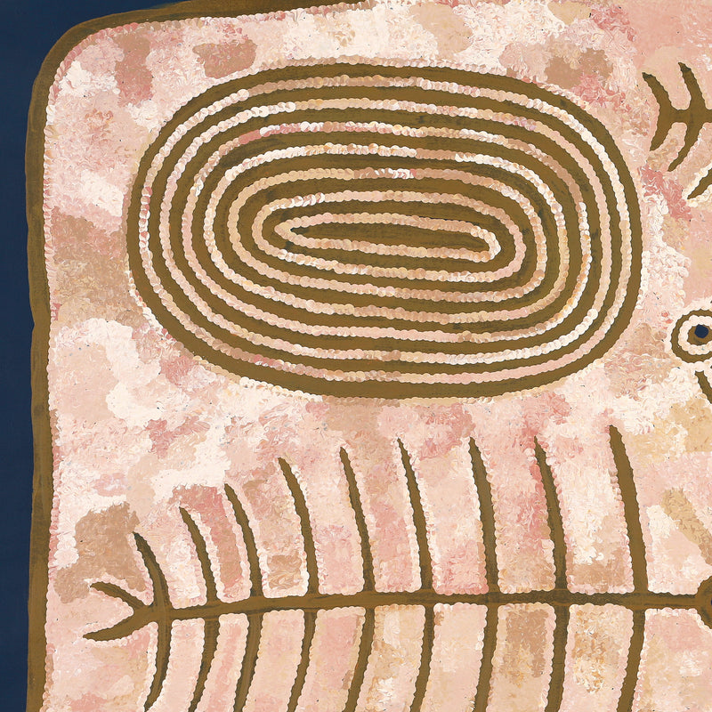 Aboriginal Artwork by Rita Watson, Irlupa, 122x91cm