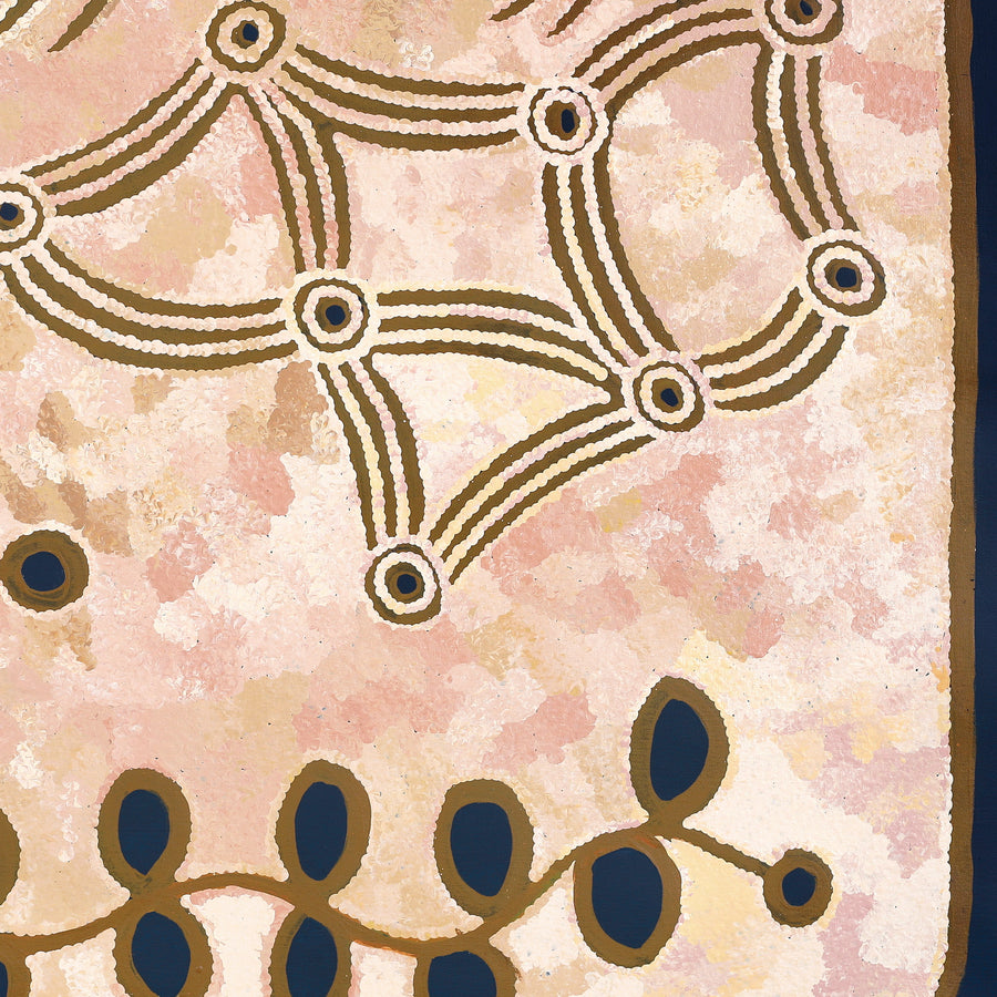 Aboriginal Artwork by Rita Watson, Irlupa, 122x91cm