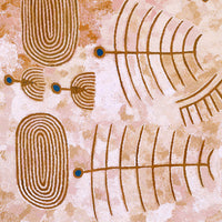 Aboriginal Artwork by Rita Watson, Irlupa, 152x91cm