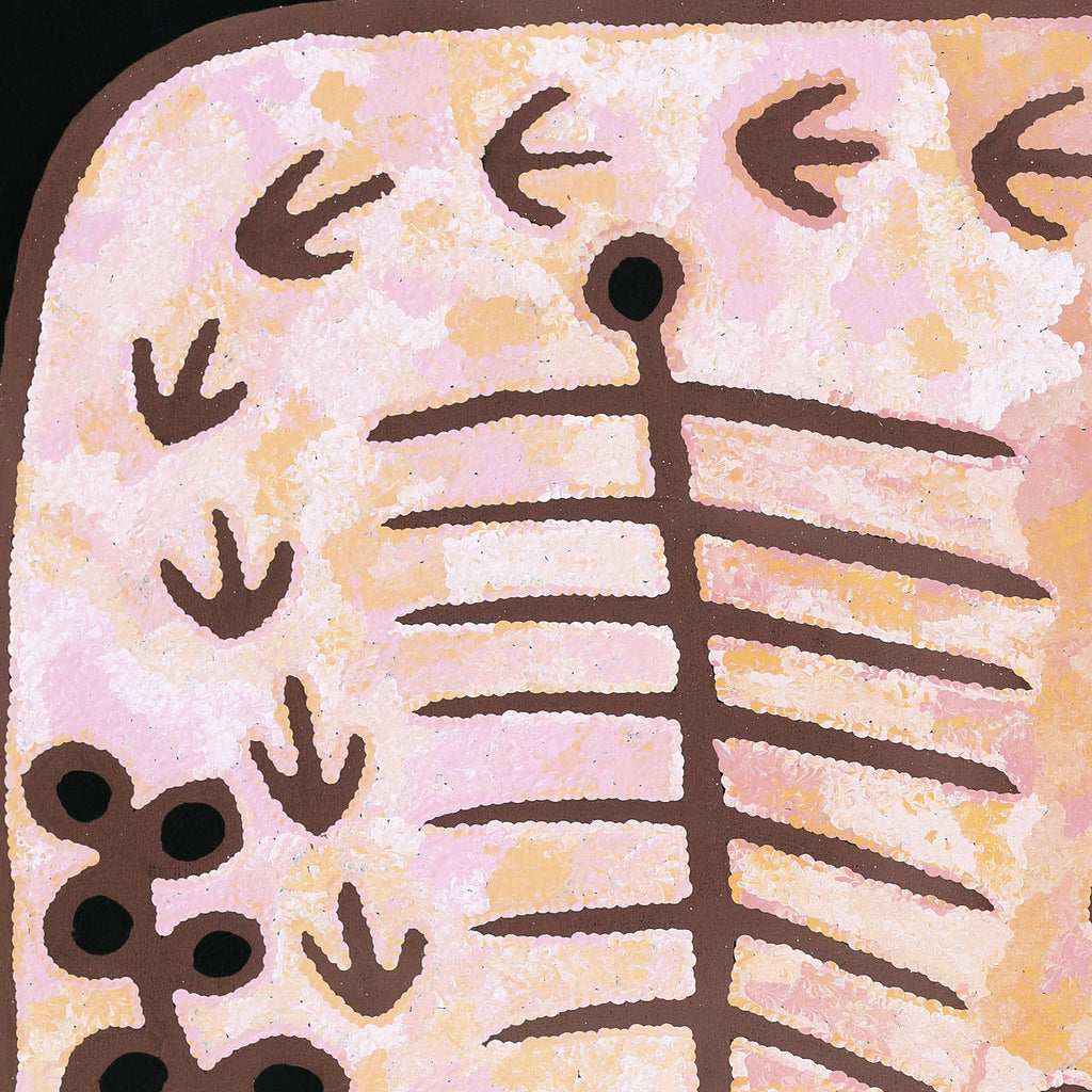 Aboriginal Artwork by Rita Watson, Irlupa, 91x91cm