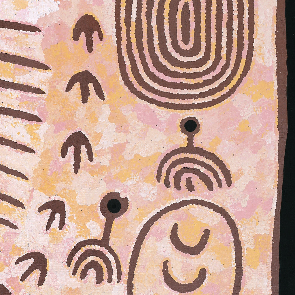 Aboriginal Artwork by Rita Watson, Irlupa, 91x91cm - ART ARK®