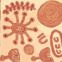 Aboriginal Artwork by Rita Watson, Irlupa, 91x91cm